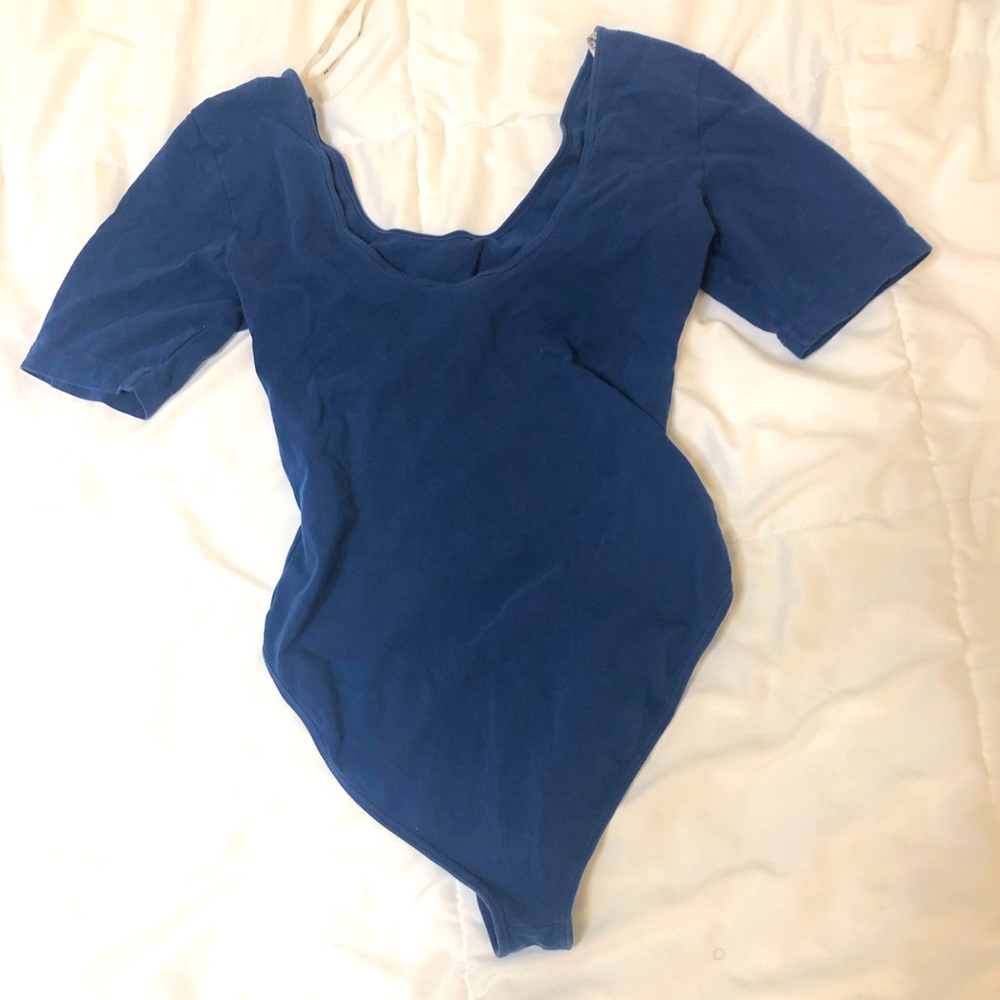 Deep Blue Onesie Bodysuit